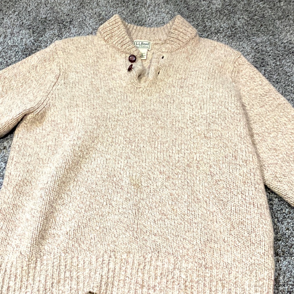 Tan LLBean Sweater